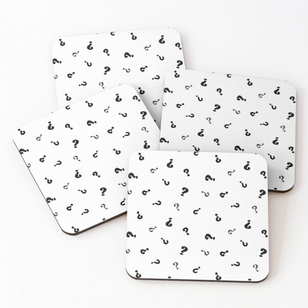 Item preview, Black and White Question Mark designed and sold by Zab Butler Design.