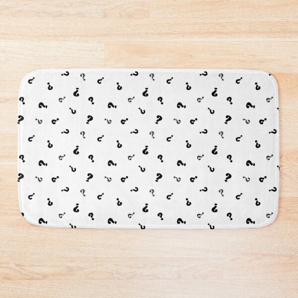 Item preview, Black and White Question Mark designed and sold by Zab Butler Design.