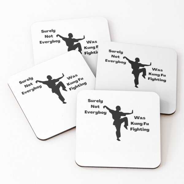 Item preview, funny quote, surely not everyboy was kung fu fighting, cool design designed and sold by AZIRRU ⭐⭐⭐⭐⭐ (954 reviews).