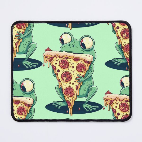 Item preview, Frog Eating Pizza designed and sold by Odd World.