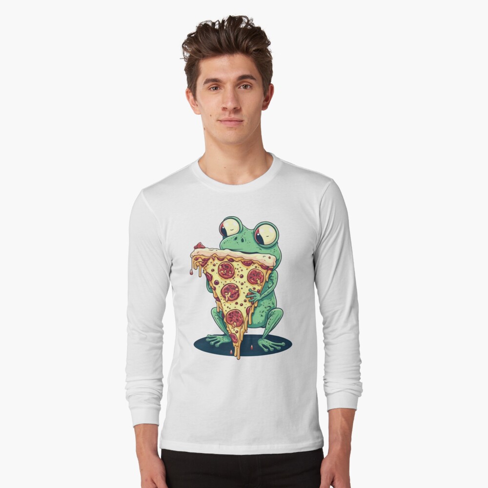 Frog Eating Pizza