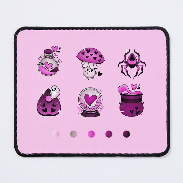 Item preview, Witchy pink Valentine’s Day  designed and sold by Texdoodles.