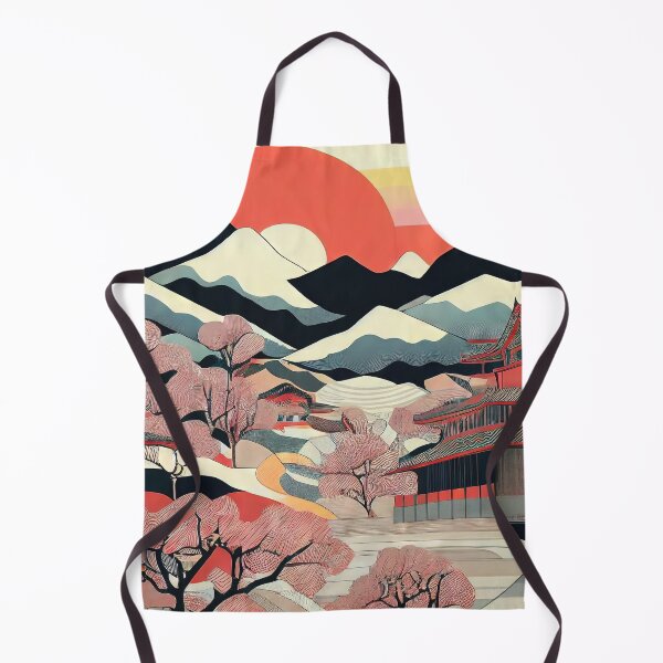 Item preview, Sunset over Shirakawa-go designed and sold by OccultDreams.