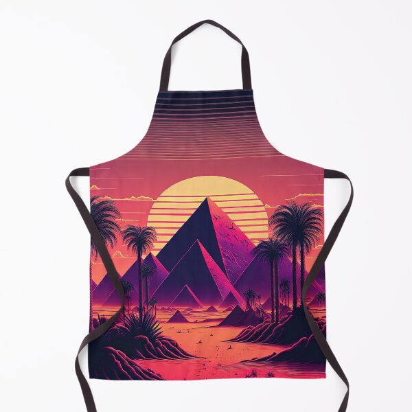 Item preview, Futuristic Dunes: Neon Oasis in the Desert designed and sold by Mullet Monkey.