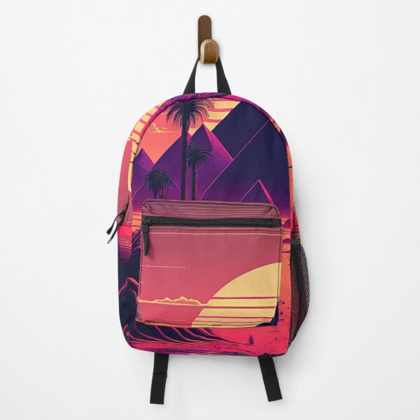 Item preview, Futuristic Dunes: Neon Oasis in the Desert designed and sold by Mullet Monkey.