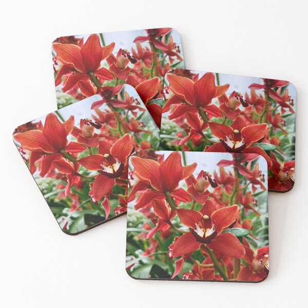 Item preview, Red Orchids designed and sold by busy-b-life.