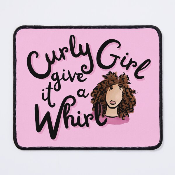 Item preview, Curly Girl - Give it a Whirl (Brown) designed and sold by Curly-Cuties.