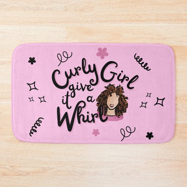 Item preview, Curly Girl - Give it a Whirl (Brown) designed and sold by Curly-Cuties.