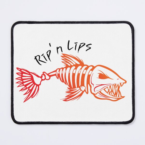Item preview, Rip'n Lips Fish Sticker designed and sold by csdesignco.