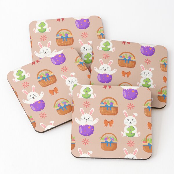 Artikelvorschau, Ostern digitales Papier Osterhase Sammelalbum Papiere Küken Tapete Ostereier Hintergrund Karotte entworfen und verkauft von Peerda.