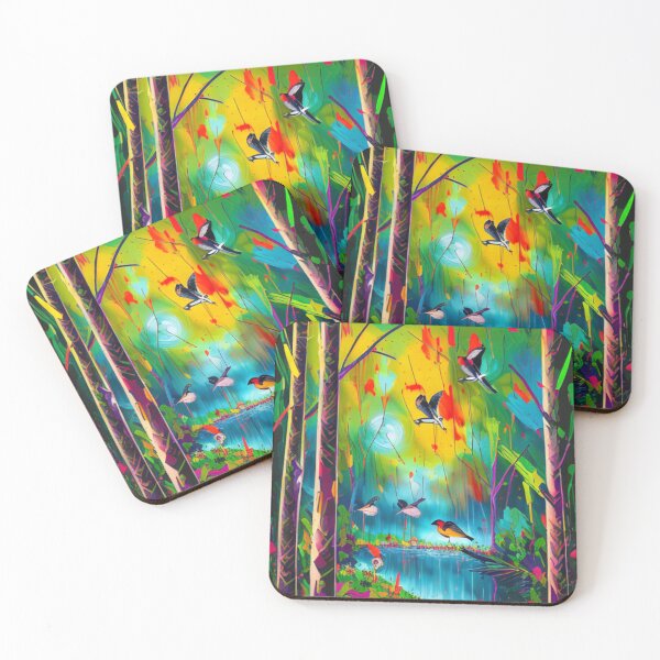 Item preview, Handdrawn Bird Haven - The Forest's Finest Feathered Friends designed and sold by WBP Mart.