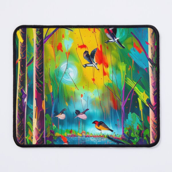 Item preview, Handdrawn Bird Haven - The Forest's Finest Feathered Friends designed and sold by WBP Mart.