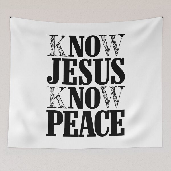 Item preview, Know Jesus Know Peace designed and sold by plushism.