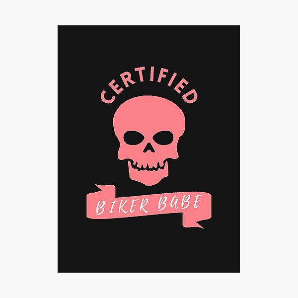 Item preview, Certified Biker Babe designed and sold by GasconyPassion.