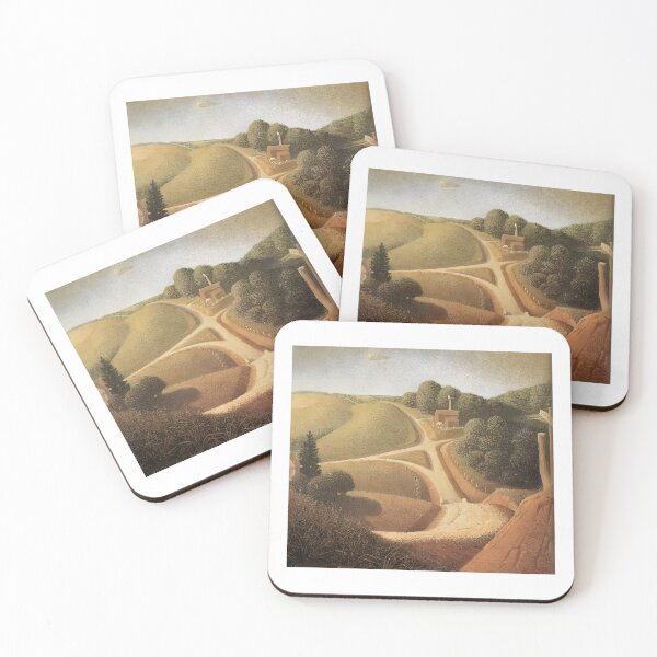 Item preview, Grant Wood  New road  designed and sold by TeeARTHY.
