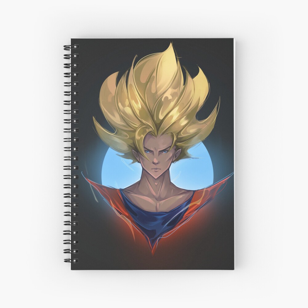 Goku artwork! Spiral Notebook for Sale by requiem147978