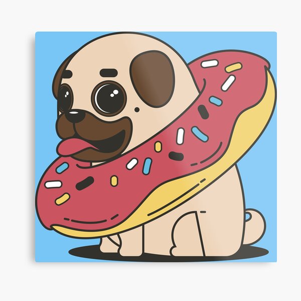 dog in a donut