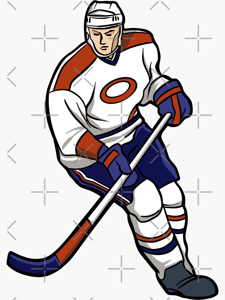 ice hockey player sport team Sticker for Sale by StairheadStore