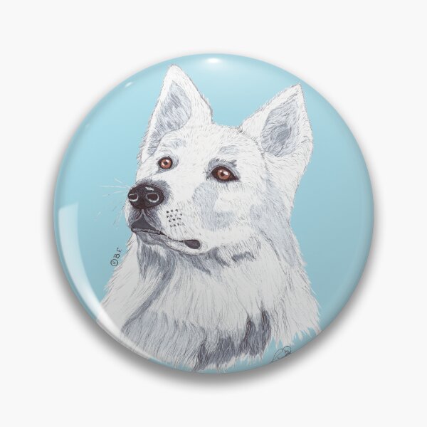 Item preview, WHITE SWISS SHEPHERD DOG designed and sold by BeritValk.