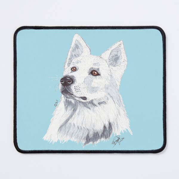 Item preview, WHITE SWISS SHEPHERD DOG designed and sold by BeritValk.