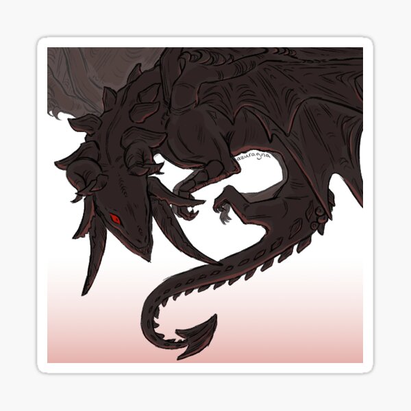 FFXIV Heavensward Nidhogg Sticker Sticker