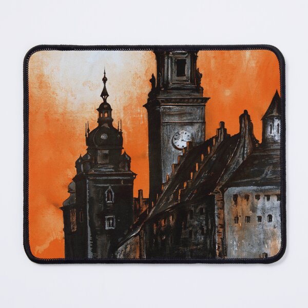 Item preview, KRAKOW St Mary Basilica Polish State Railways 1930s Vintage Railway Travel Poster designed and sold by retroposters.