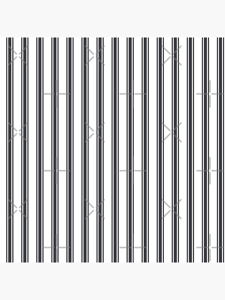 "Ticking Stripe black and white" Sticker for Sale by koovox Redbubble