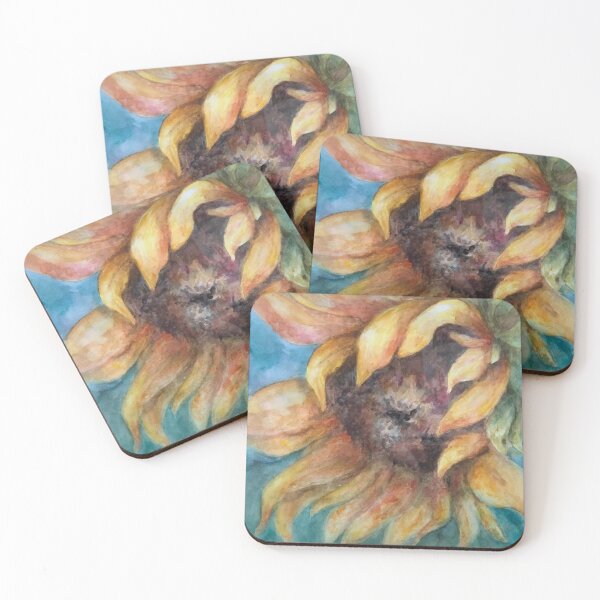 Item preview, Watercolour painting sunflower  designed and sold by Alla Kuzmina.