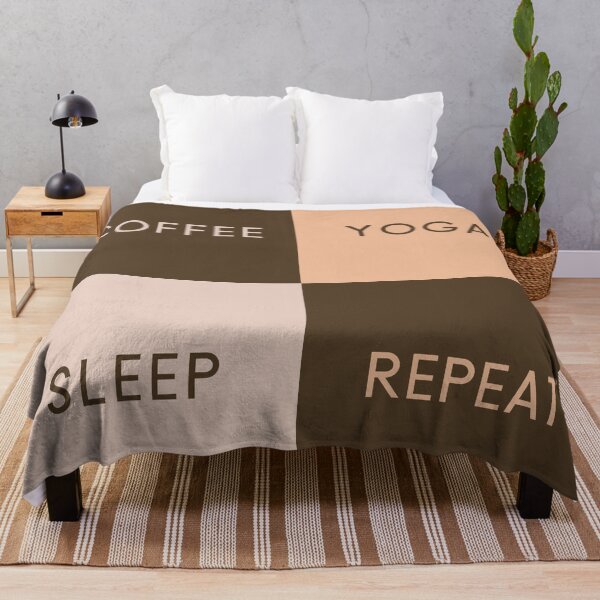 Item preview, Coffee Yoga Sleep Repeat designed and sold by humnoo.