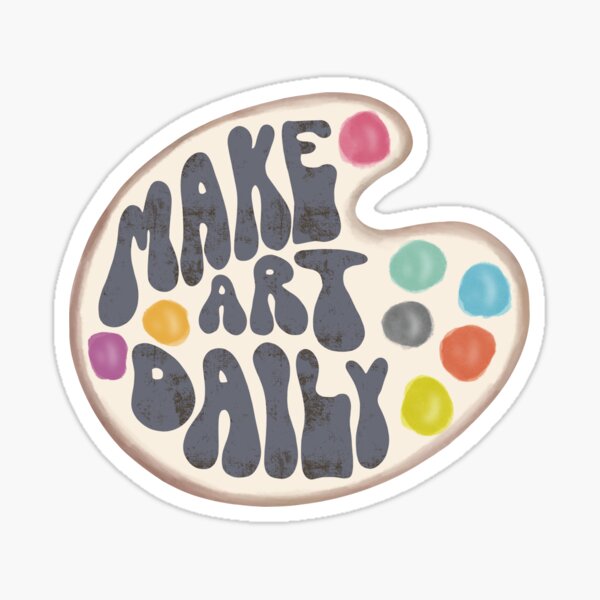 Item preview, Make Art Daily Paint Palette designed and sold by MWStout.