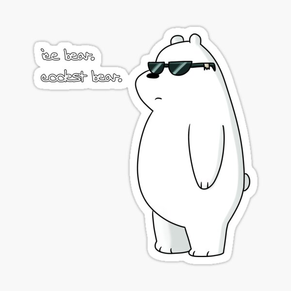 Wbb Ice Bear Stickers | Redbubble