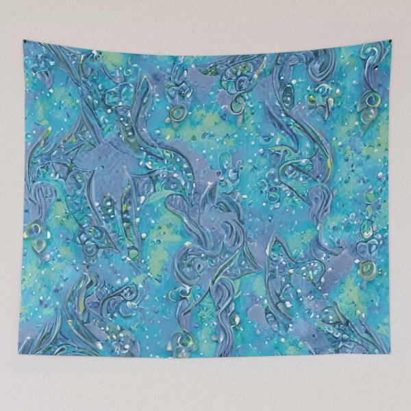 Item preview, Blue swirls designed and sold by CallaCoralia.