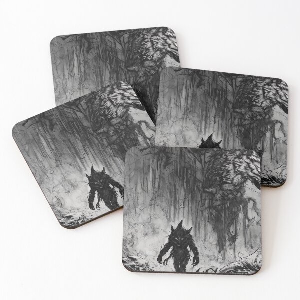 Item preview, Teenwolf - werewolves in the dark woods at twilight designed and sold by StedeBonnet.