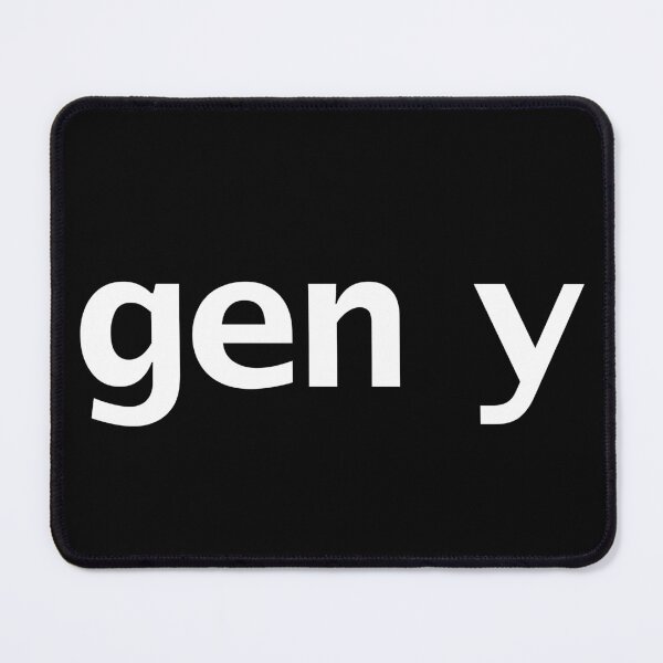 Item preview, Gen Y Funny Typography designed and sold by ellenhenry.
