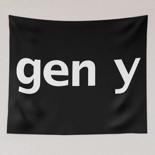Item preview, Gen Y Funny Typography designed and sold by ellenhenry.