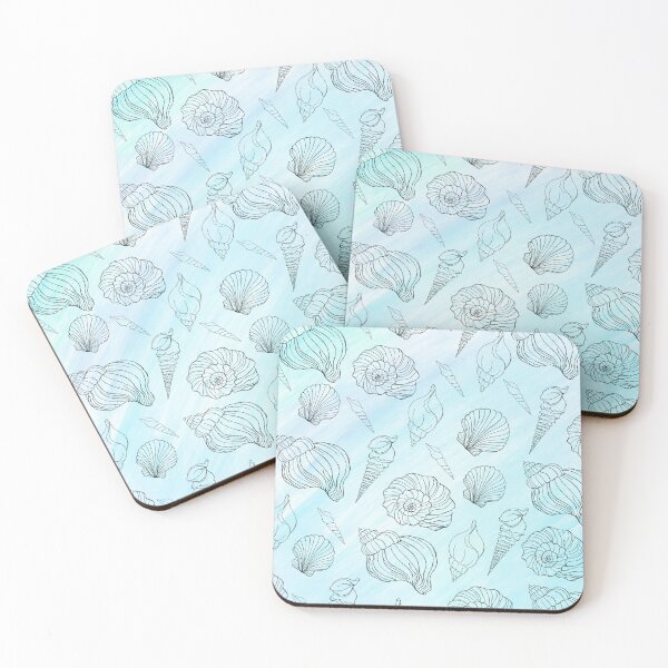 Item preview, Hand drawn illustrations - seamless pattern of seashells on watercolor background. Marine background. Perfect for invitations, greeting cards, posters, prints, banners, flyers etc designed and sold by Sunshine2504.
