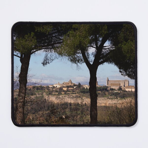 Item preview, Orvieto framed by pine trees designed and sold by AndrewJonesFoto.