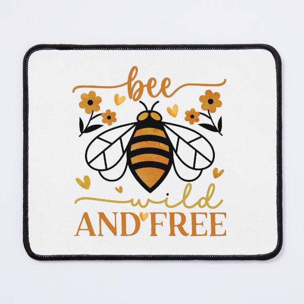Item preview, Cute Bee Wild & Free Bumble Bee designed and sold by HappyLifeCreate.