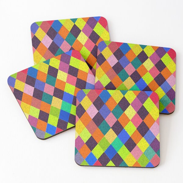 Item preview, MARDI GRAS HARLEQUIN PATTERN Colorful Rhombi Argyle designed and sold by BulganLumini.
