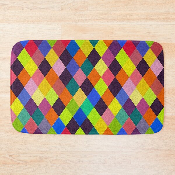 Item preview, MARDI GRAS HARLEQUIN PATTERN Colorful Rhombi Argyle designed and sold by BulganLumini.