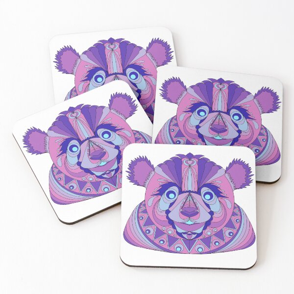 Item preview, Neon Panda Bear Geometric designed and sold by Kreativa1.