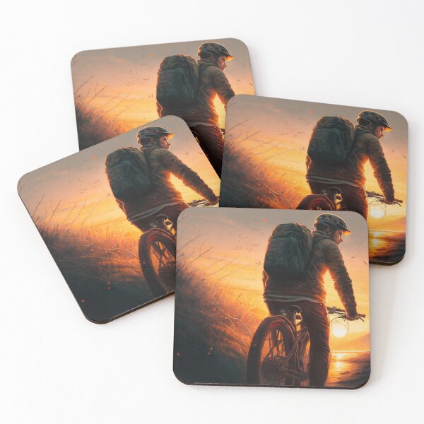 Item preview, Sunset Bike Rider designed and sold by digitalscrabble.