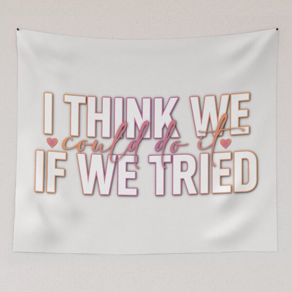 Item preview, i think we could do it if we tried designed and sold by percqbeths.