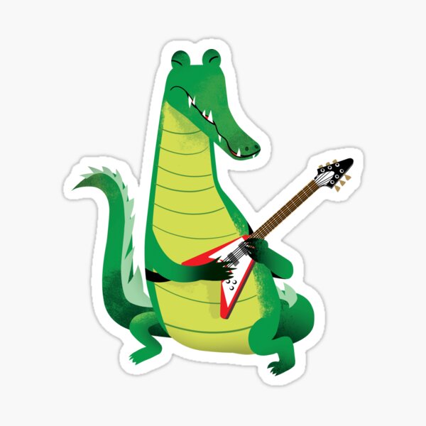 Croc'n'Roll Sticker