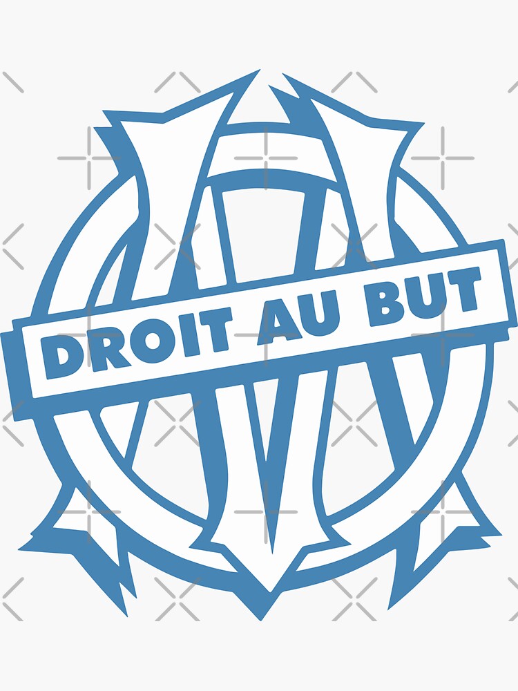 Autocollant Vintage Olympique De Marseille – OM Football Sticker