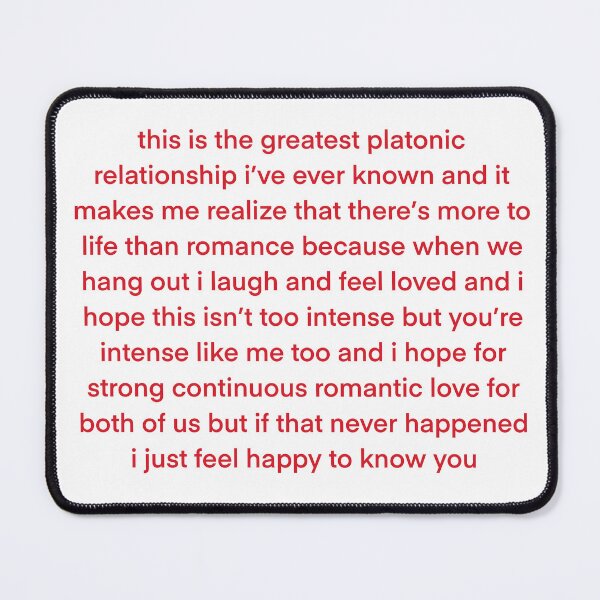 Item preview, greatest platonic.... SPECIFIC VDAY RAMBLE #3 designed and sold by eveyting.