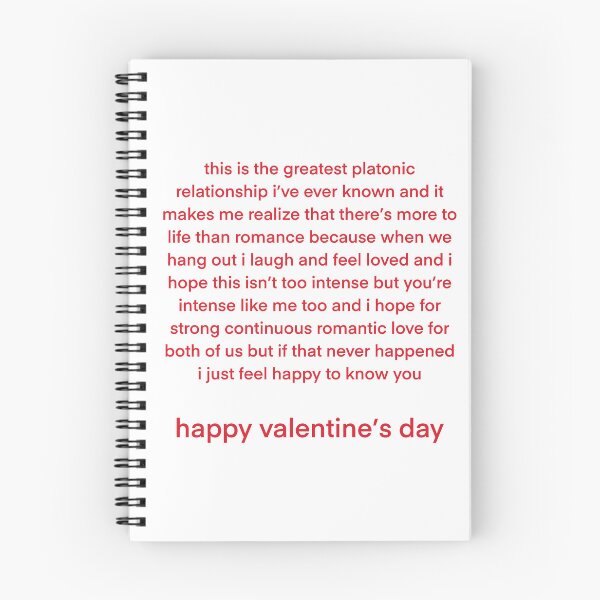 Item preview, greatest platonic.... SPECIFIC VDAY RAMBLE #3 designed and sold by eveyting.