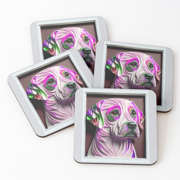 Item preview, Quilling Animal Dog Paper Cut Style designed and sold by PhiloSophyEye.