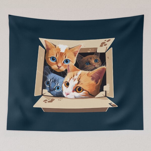 Item preview, Cats in a Box designed and sold by Odd World.