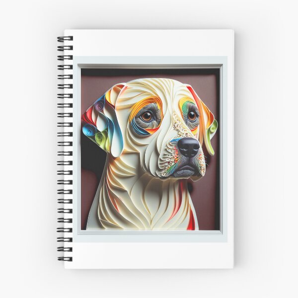 Item preview, Quilling Animal Dog Paper Cut Style designed and sold by PhiloSophyEye.
